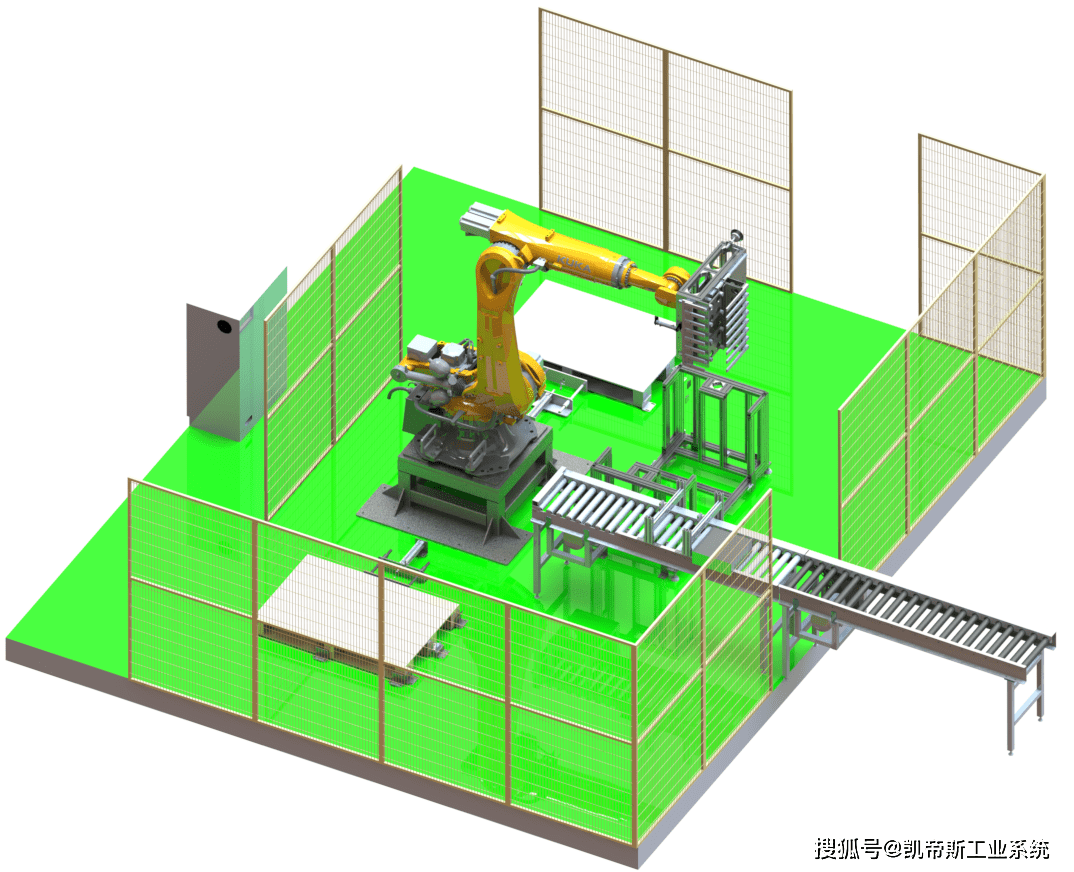 智能工廠物料流轉(zhuǎn)、搬運、碼垛機器人